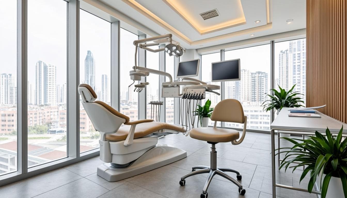 Rimal Dental — Dubai clinic reception from the local SEO case study