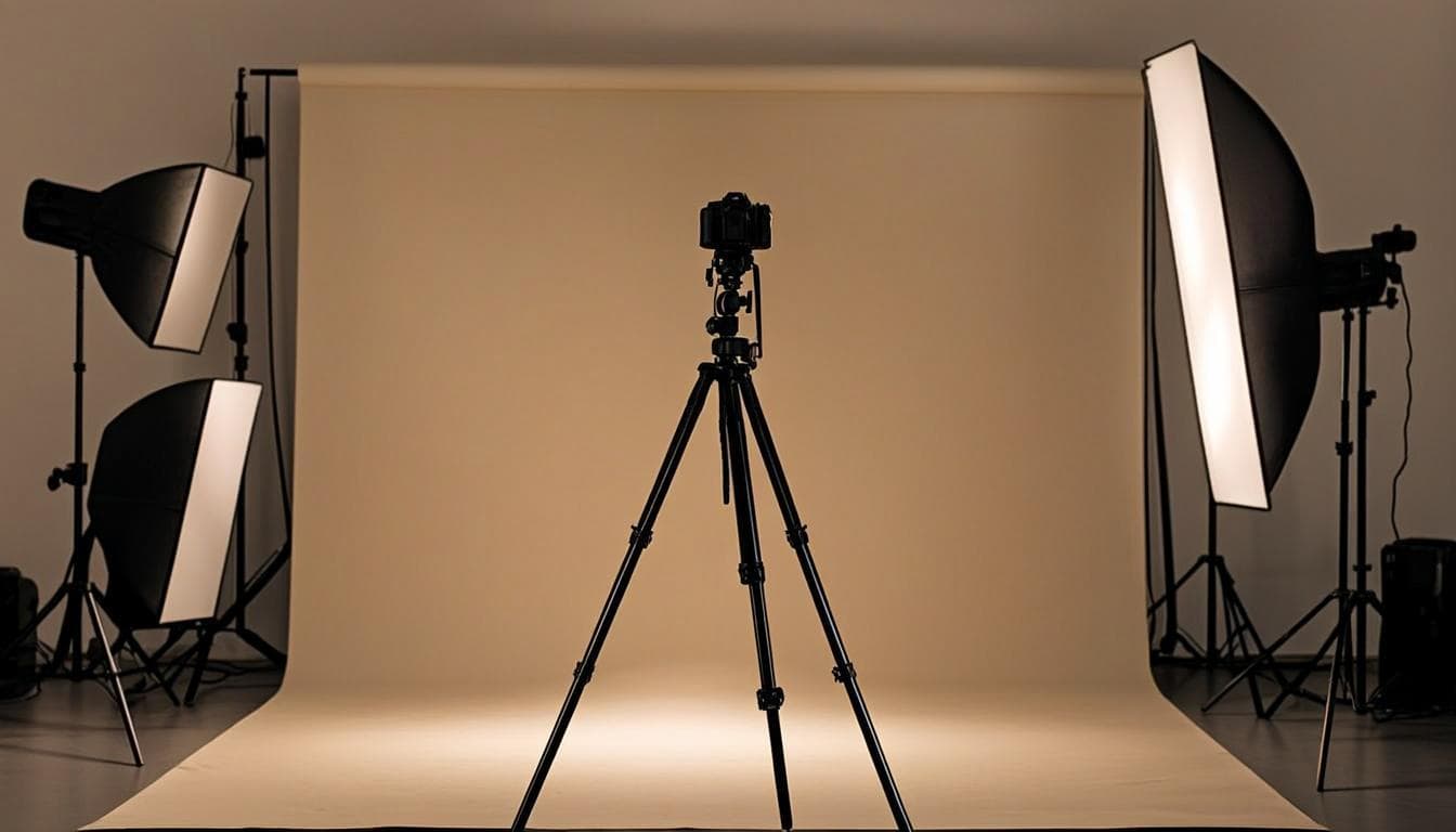 Photography studio session in Dubai — corporate and portrait work in progress