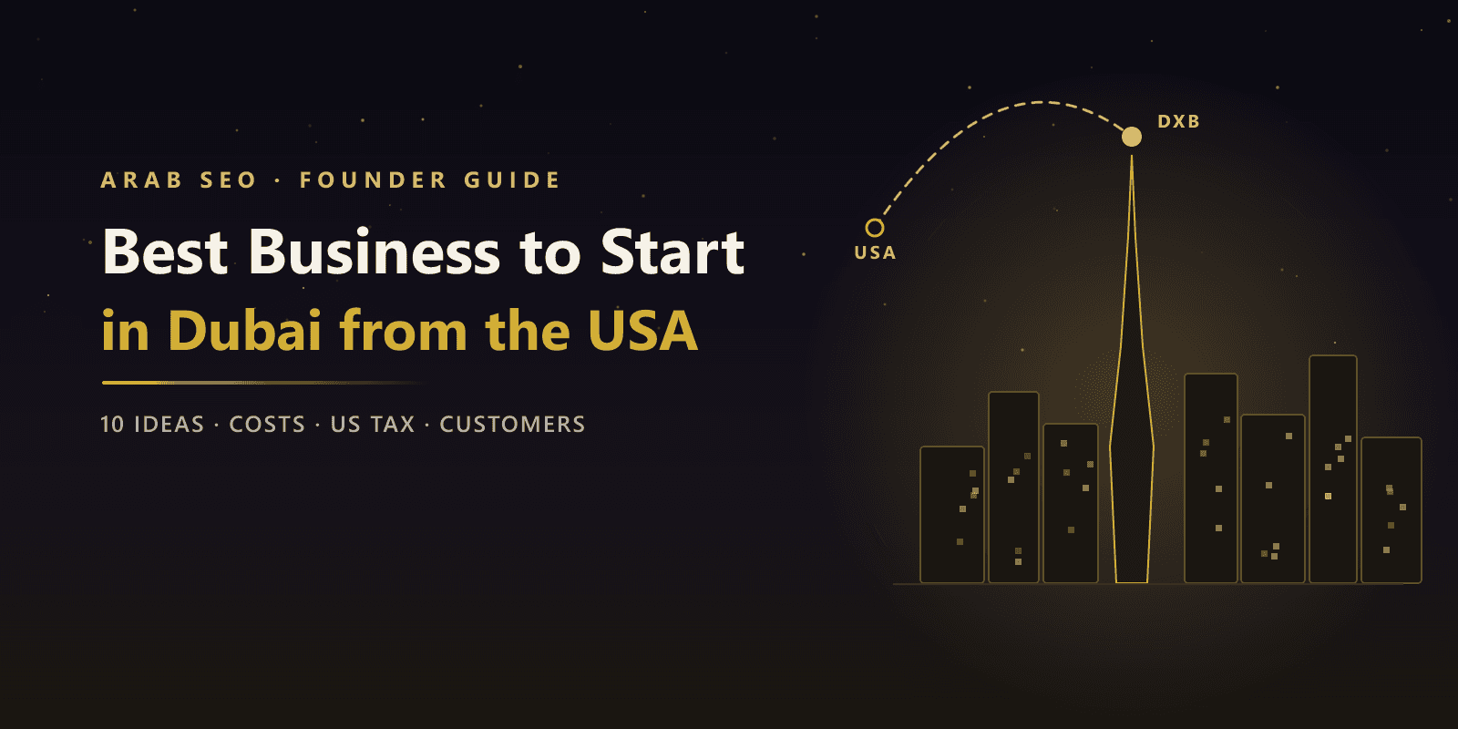 Best Business to Start in Dubai from the USA: 10 Ideas Ranked for American Founders