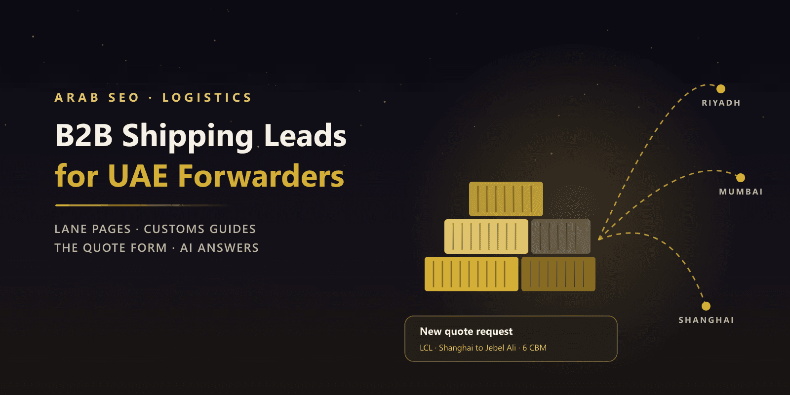 How to Get Freight Forwarding Clients in the UAE: B2B Leads from Google